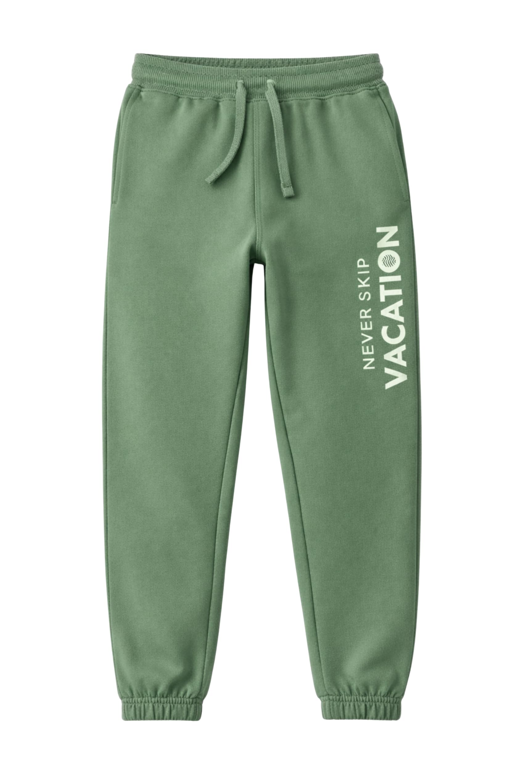Alan Jones Clothing Boy's Joggers Trackpant with Placement Print | Ribbed Waist & Hem | Drawstring Closure | Regular Fit | Sizes 5–16 Years