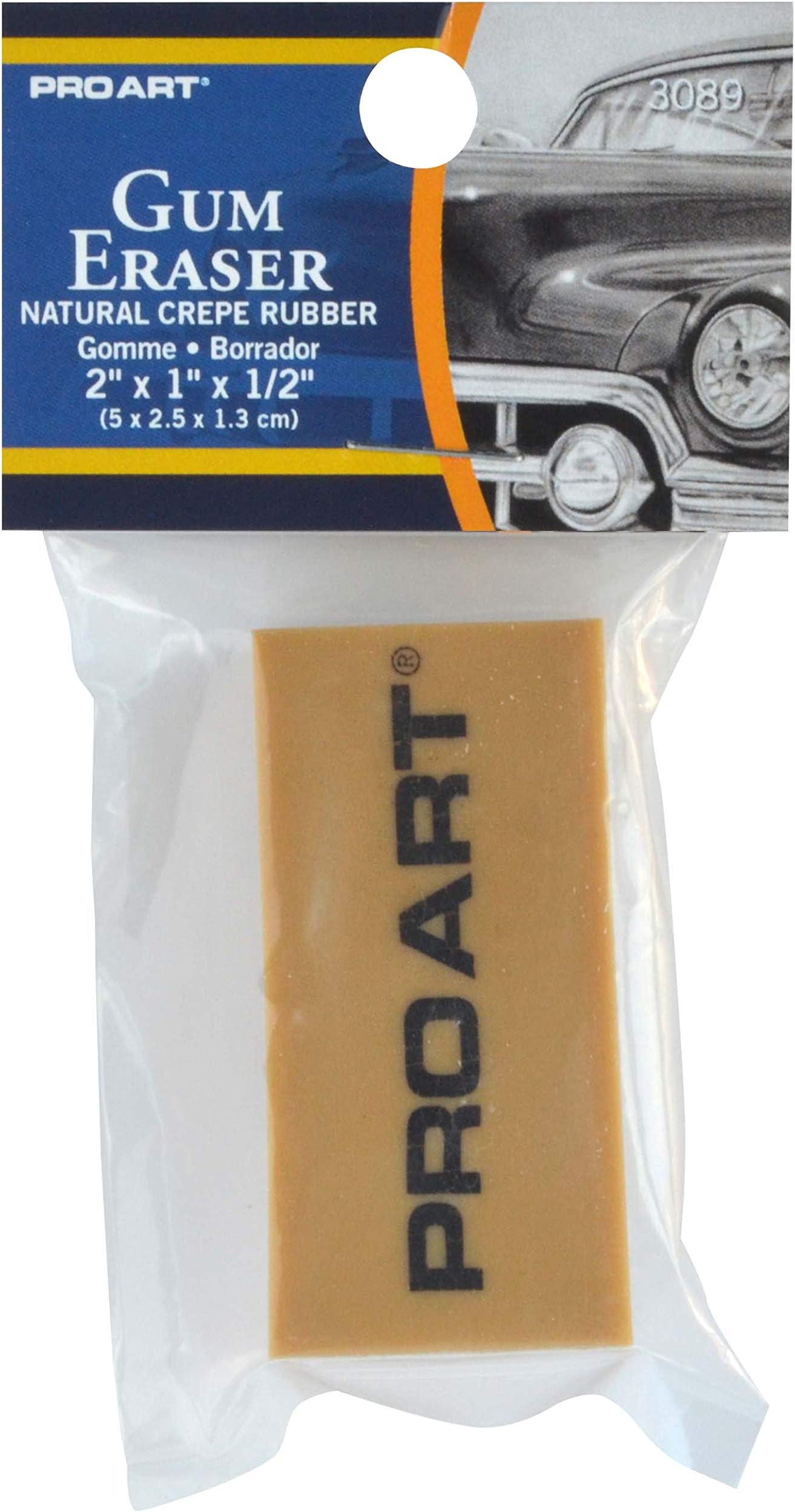 Pro-Art P Parrot Art Gum Eraser, Natural
