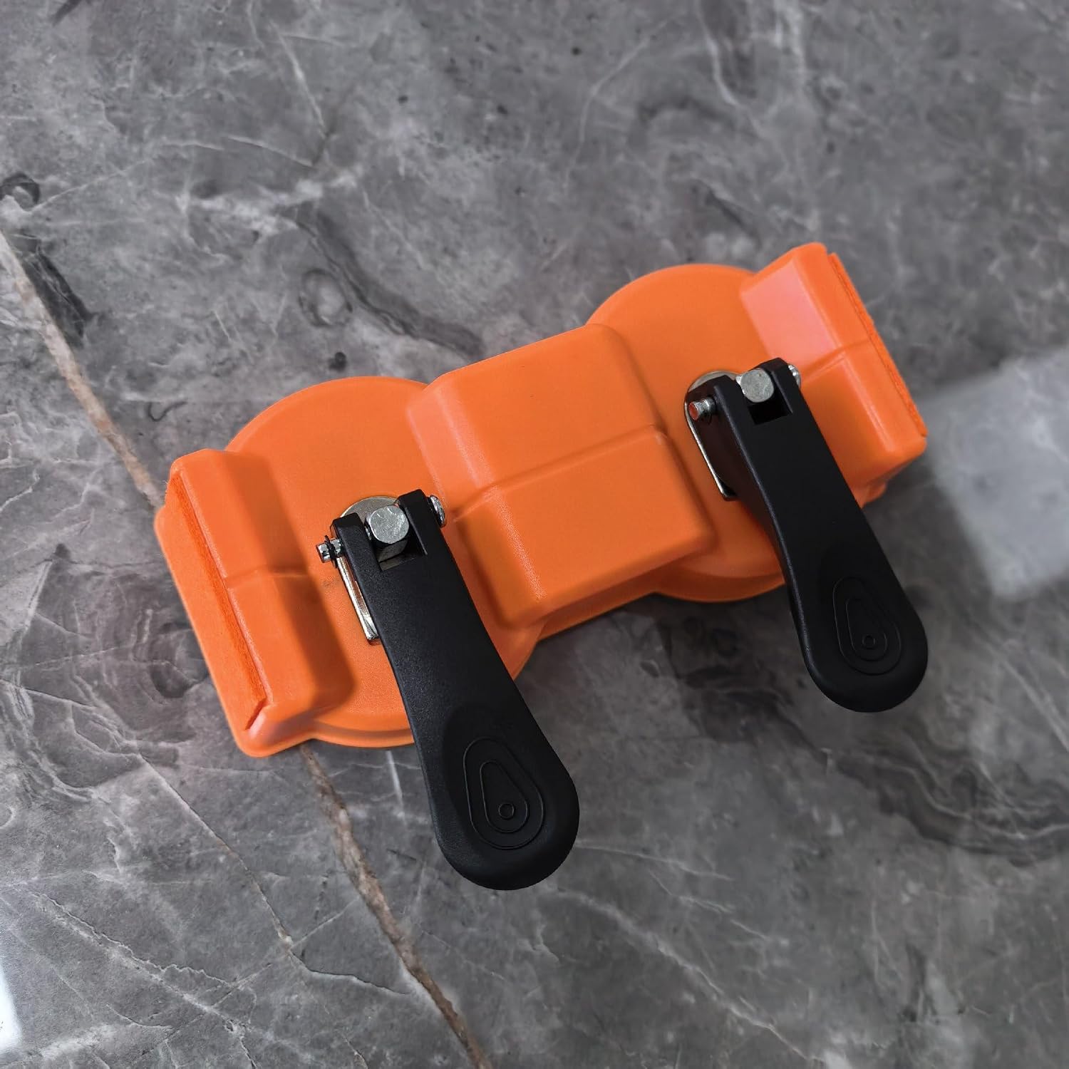 Dual Suction Cup Floor Gap Fix Tool - 15° Angled Double-Sided Strike Laminate Flooring Repair Kit with 10 Pads, Heavy Duty Plank Puller for Hardwood Vinyl Floor Installation Tool