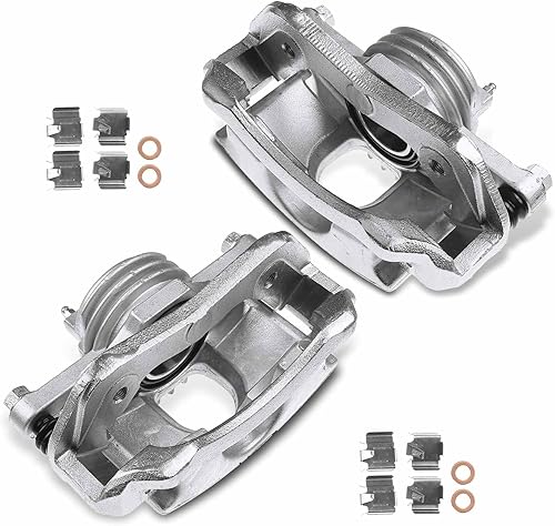 A-Premium - Conjunto de pinza de freno con soporte compatible con Kia Sportage 1998-2002 L4 20L delantero lateral 2-PC Set