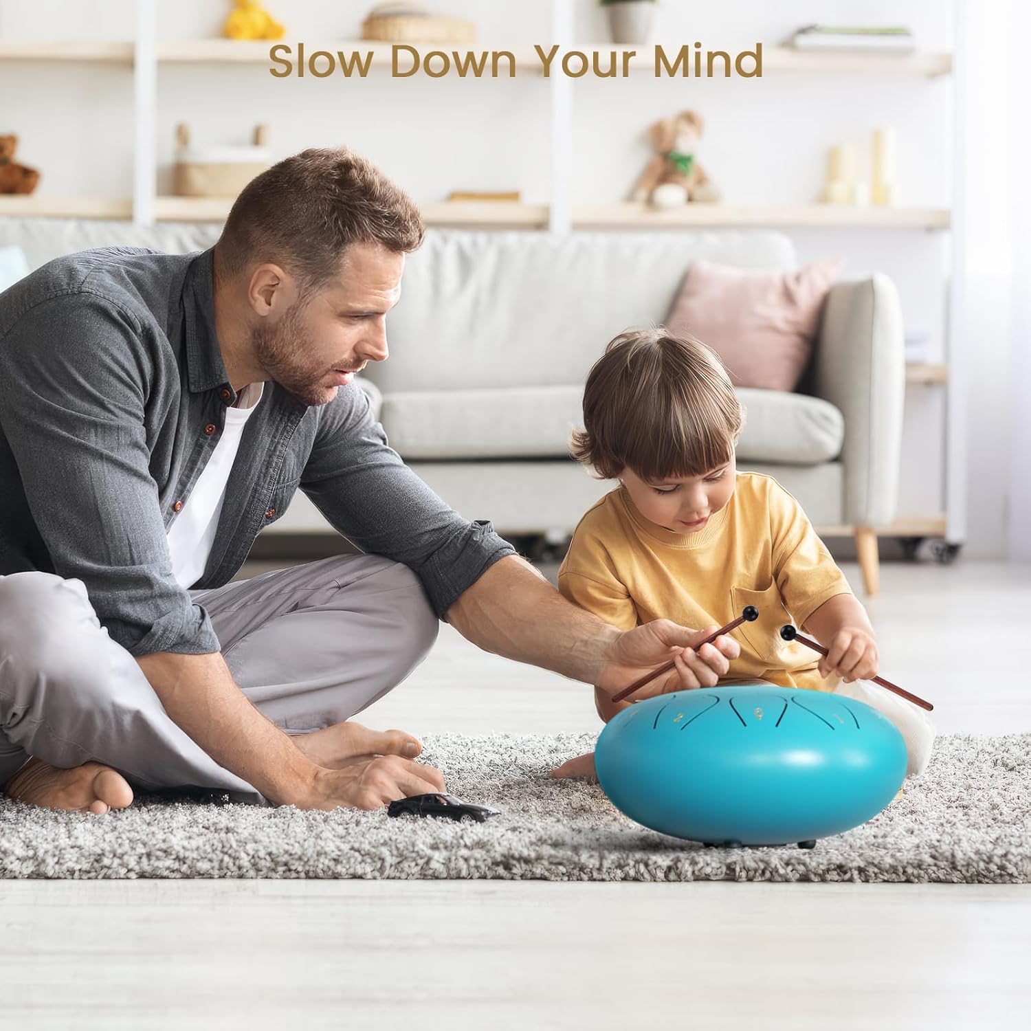 SenDeluz Steel Tongue Drum 12 Inch 13 Notes Hand Pan Drums, Sound Healing Instruments for Musical Education Entertainment Meditation Yoga Gifts for Kids Adults 10 71lpLwHg0PL. AC SL1500