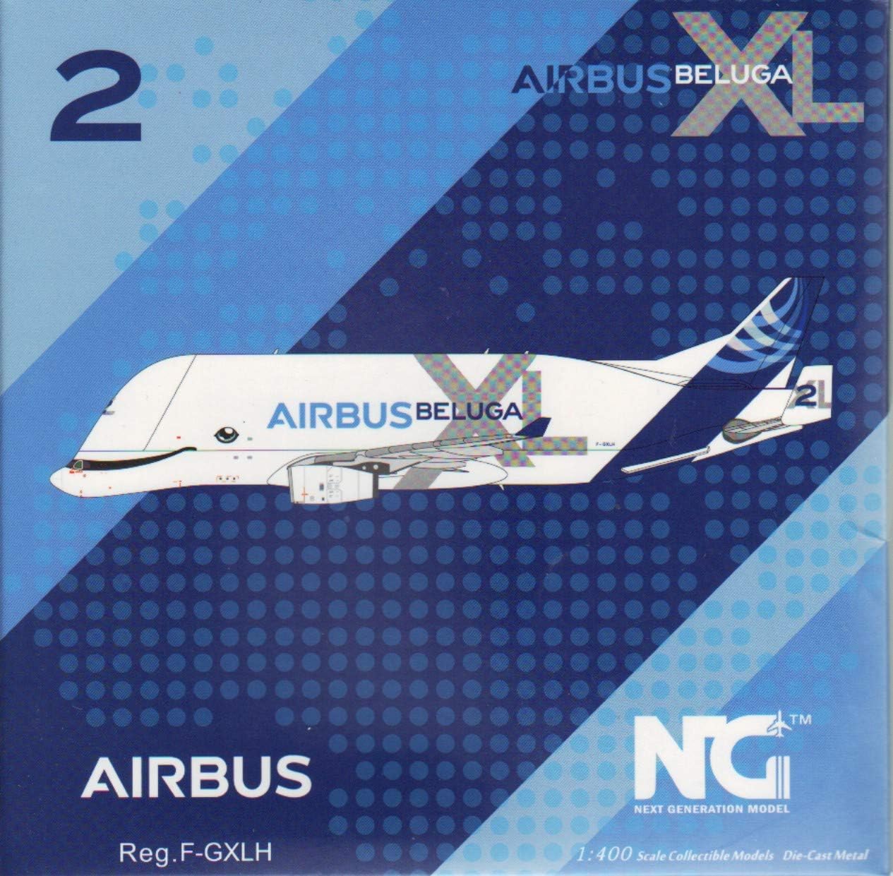 NG Model NGM60002 1:400 Airbus Beluga XL Reg #F-GXLH (pre-Painted/pre-Built)
