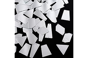 PAGOW Acrylic Irregular Sew-On Mirror Piece Adornments