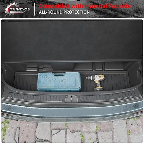 Vista 81 de Alfombrilla de carga compatible con Nissan Pathfinder 2022-2024 2025, forro de carga TPE para todo tipo de clima, accesorios Pathfinder 2023