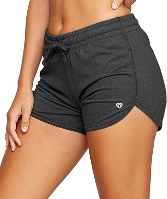 COLOSSEUM Active Womens Simone Cotton Blend Yoga and Running Short