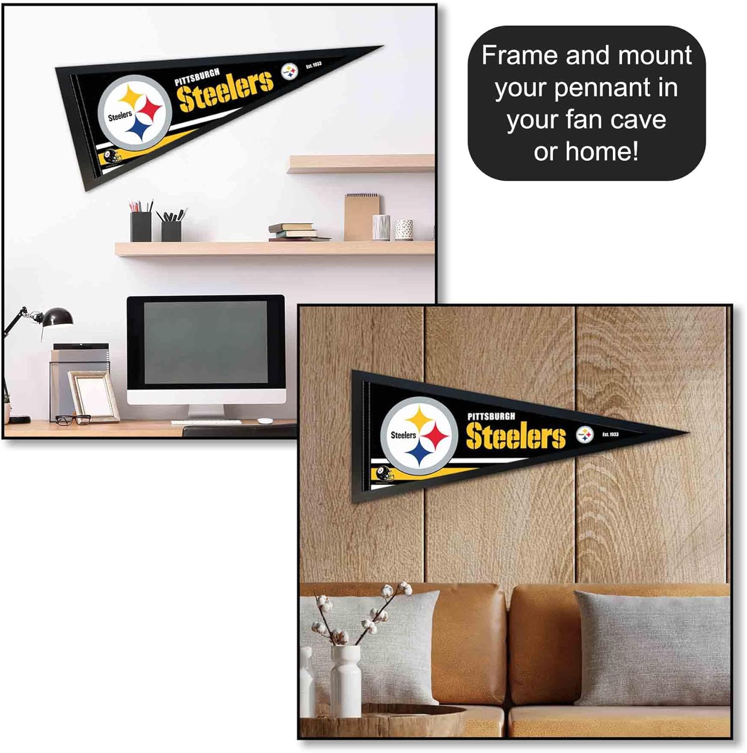 Pittsburgh Steelers Pennant Banner Flag - Image 4