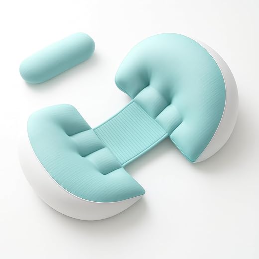 OBABY Pregnancy Pillow – Adjustable U Shaped Pregnancy Pillow for Belly and Back Support, Maternity Body Pillow for Side Sleeping, Compact Pregnancy Support Pillow for Comfort.