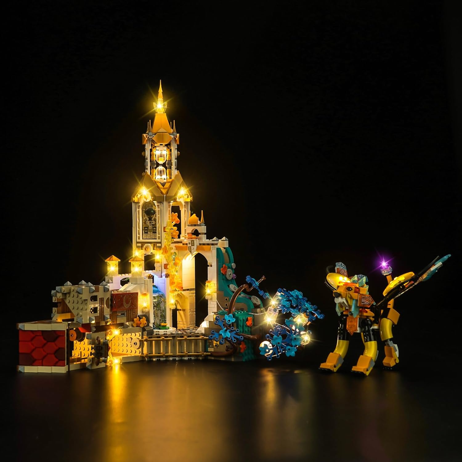Light Compatible with Lego Castle Nocturnia 71486, Lighting Set Accessories Compatible with Lego 71486, No Models Only Light (Standard Version)