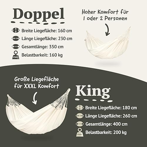 Vista 42 de La Siesta Brisa - Hamaca resistente a la intemperie, Vainilla