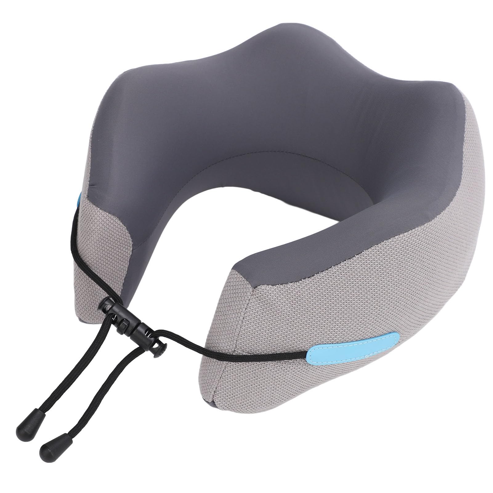 Socobeta Almohada de Espuma Viscoelástica en Forma de U para un Cómodo Soporte de Viaje en Avión y Coche, Ajustable y Lavable, Diseño Ligero (#5)