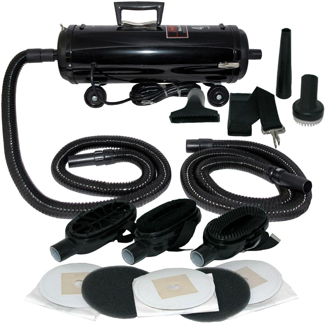 METROVAC PRO-3AG 1 Pack Professional Large Animal Groomer with 4.0 Pk HP