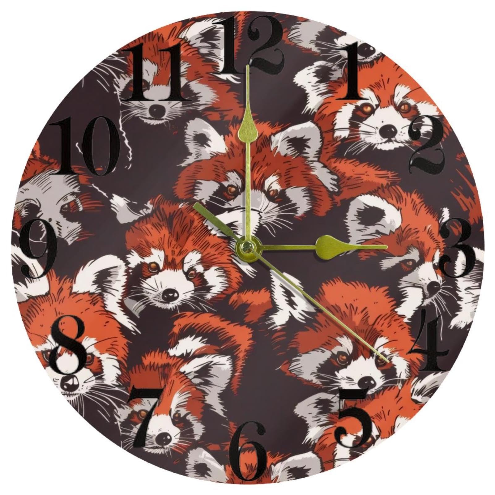 Horloge murale silencieuse à quartz sans tic-tac pour la cuisine
