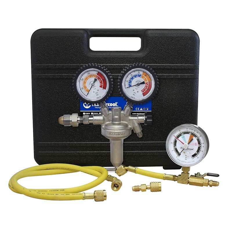 Kit de Regulador de Pressão de Nitrogênio Mastercool 53010 para Teste de Vazamentos em HVAC/R