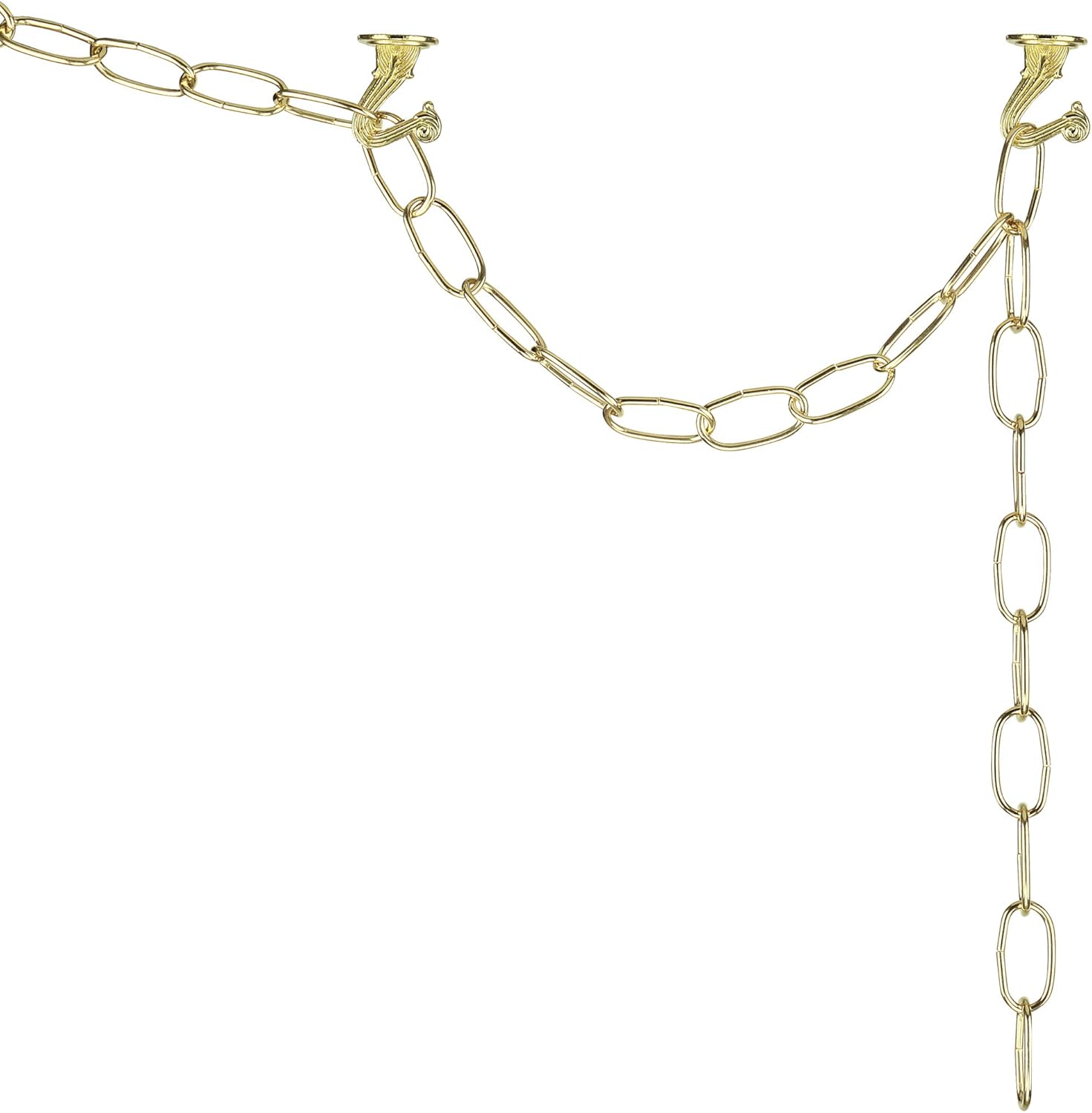 Aspen Creative 21039 Polished Brass Swag Light KIT