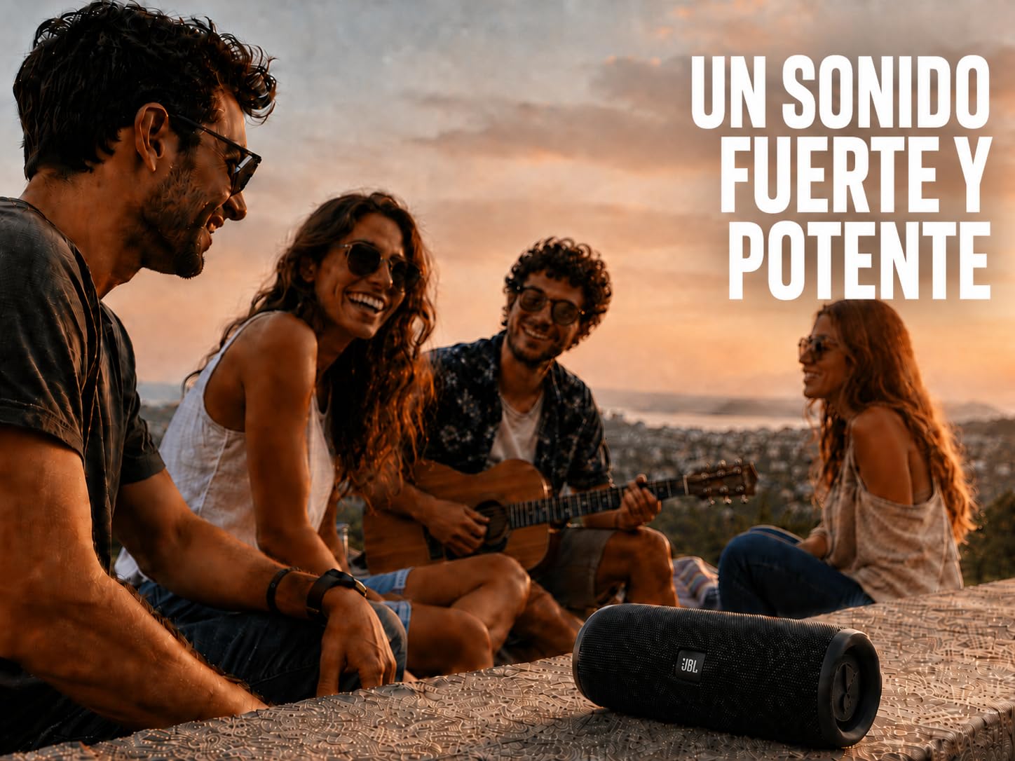 JBL Flip Essential 3, Altavoz Bluetooth Portátil, Negro | Batería Recargable, Resistente al Agua IP67, Hasta 12 Horas de Autonomía