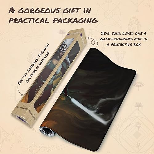 Miniatura 5 de Paramint Fulcrum (cosido)  Tapete MTG de Anato Finnstark  Compatible con Magic The Gathering Playmat  Play MTG, YuGiOh, TCG  Diseños artísticos y