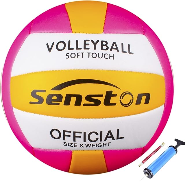 Senston Volleyball Official Size 5 Soft Touche Volley Ball Indoor Outdoor Beach Volleyballs