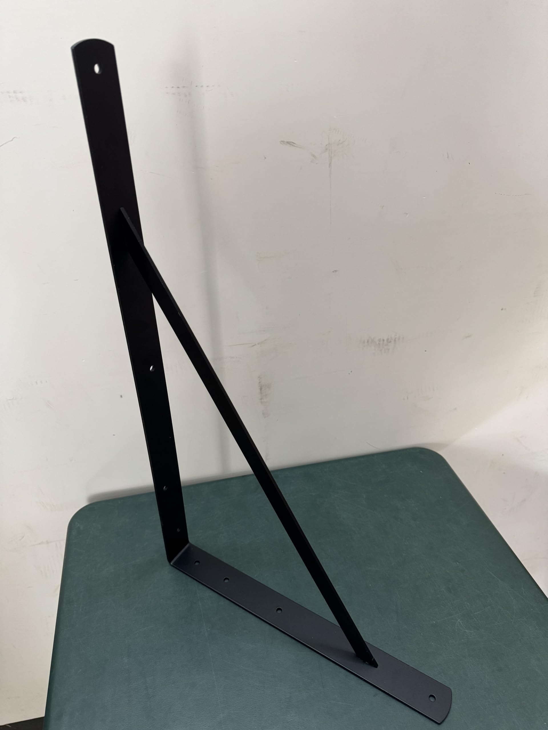 Lot de 4 équerres pour charges lourdes I 375 x 600 mm I Support mural étagère capacité de charge 150 kg I Supports d'étagère | Console murale (4 pièces)
