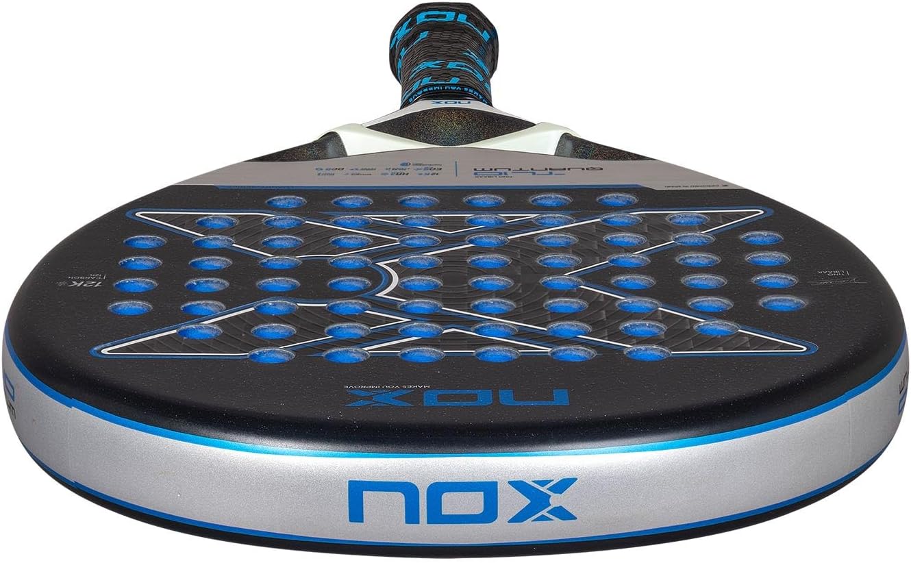 Pala Padel Racket TL10 Quantum 12K 2025 | Luxury Series Drop Shape | EOS Flap Aerodynamics & NOX Custom Grip Technology | 12K Carbon with HR3 Color Core