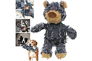 Indestructible & Robust Bear Dog Toy: Forever Friend for Dog