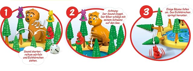 Foto 7 de 8 de Schmidt Spiele 40618 Bumm Bumm Biber, 3D Action Juego de niños