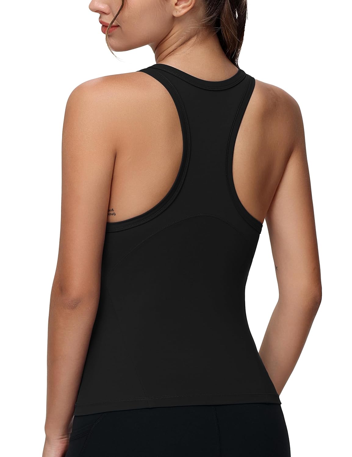 THE GYM PEOPLE Womens Racerback Workout Tank Tops Slim Fit Soft Sleeveless Yoga Shirts