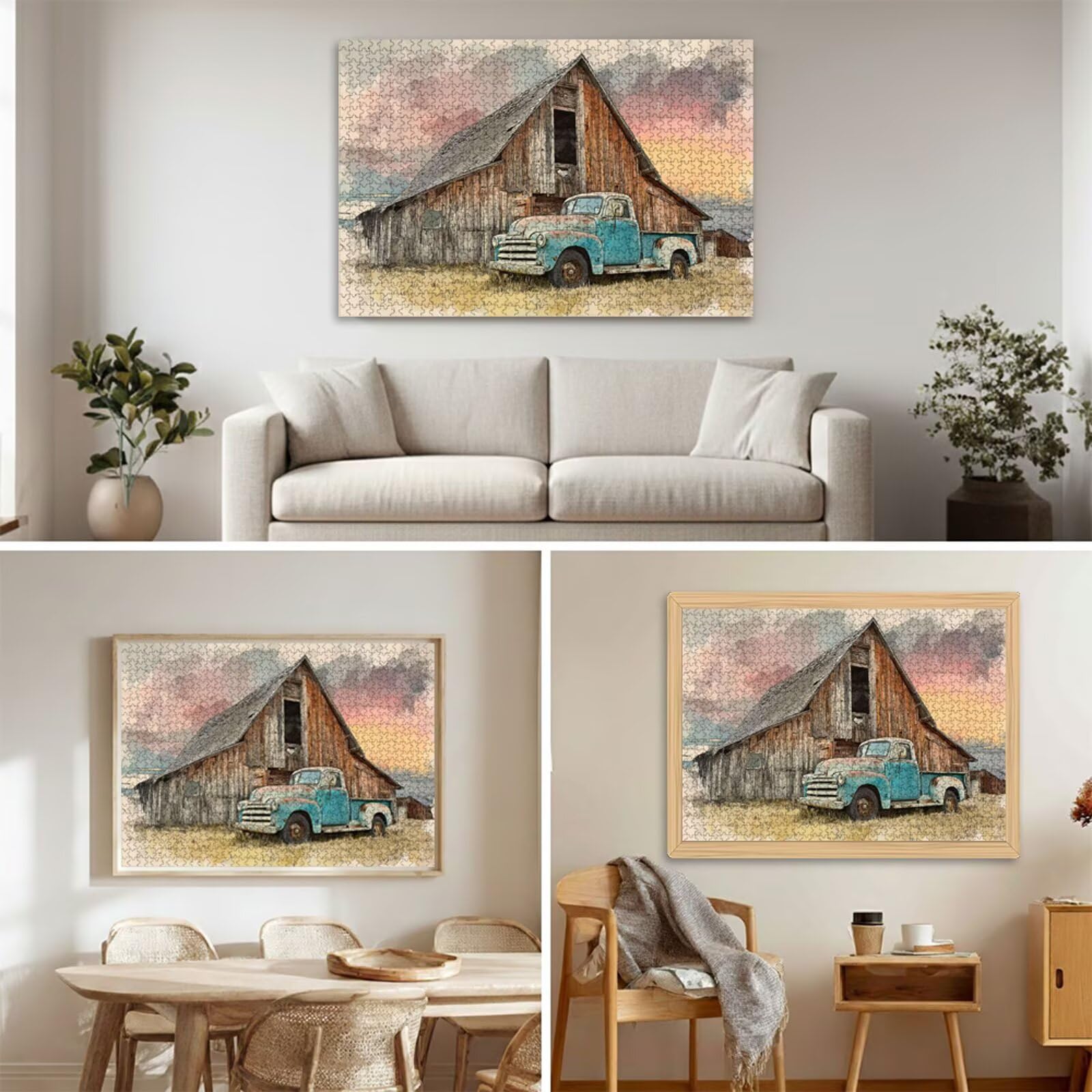 5000 Pezzi Puzzle Adulti - Auto & Azienda agricola - Fabbricazione in Legno Robusto (Forma Classica) - Decorazione Murale con Poster - Prodotto Riservato ad Adulti e 14 Anni in Su (181x105cm) P3#364