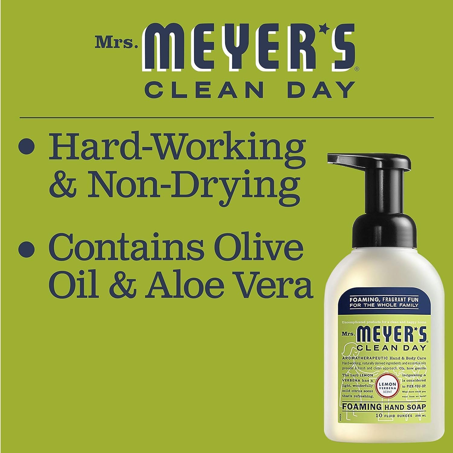 Earth Friendly, Mrs. Meyers Liquid Hand Soap Refill 33 Oz Lemon Verbena Scent - Pack of 6