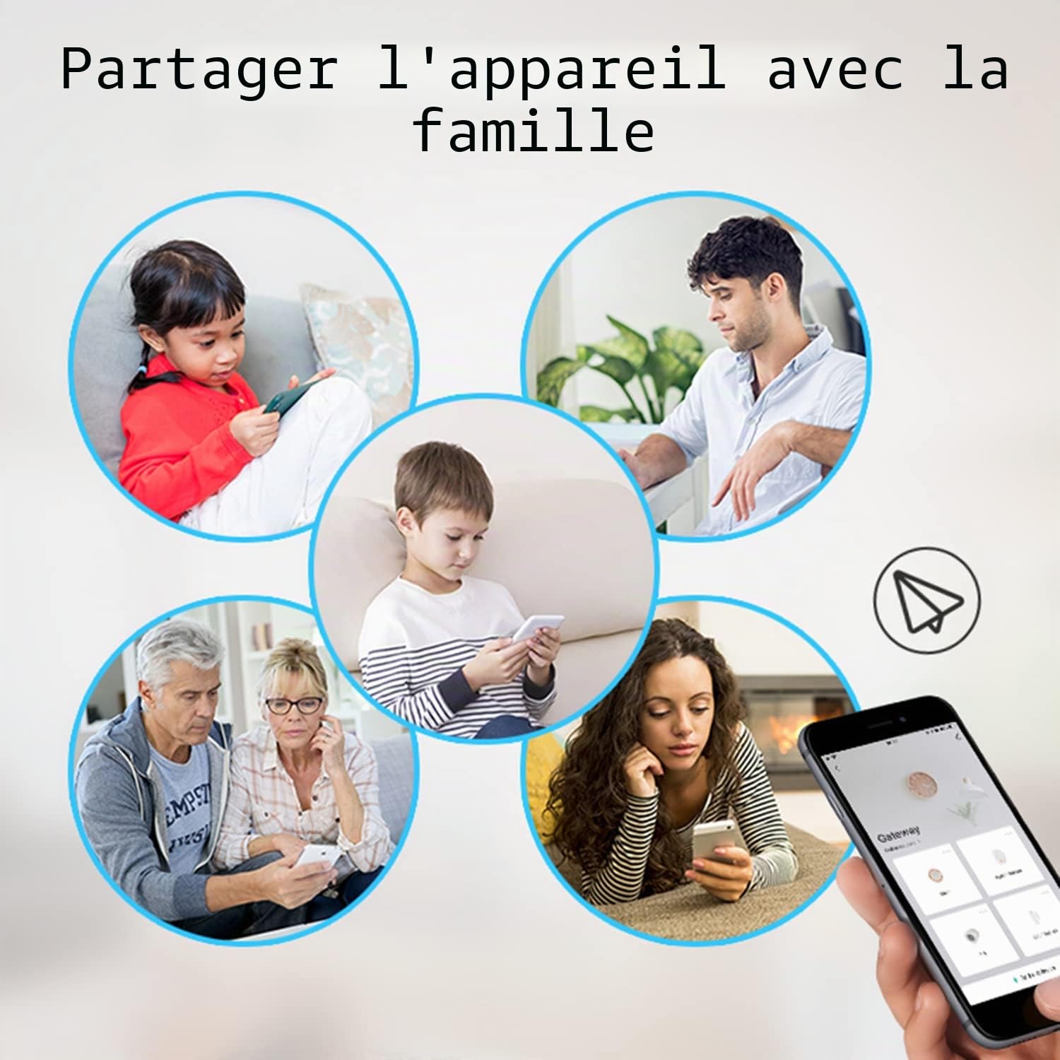 Tuya Zigbee Gateway Hub : pont Wi-Fi Smart Home, centre de contrôle à distance pour tous les produits Tuya Zigbee. Compatible avec Alexa, Google Assistant et Smart Life App