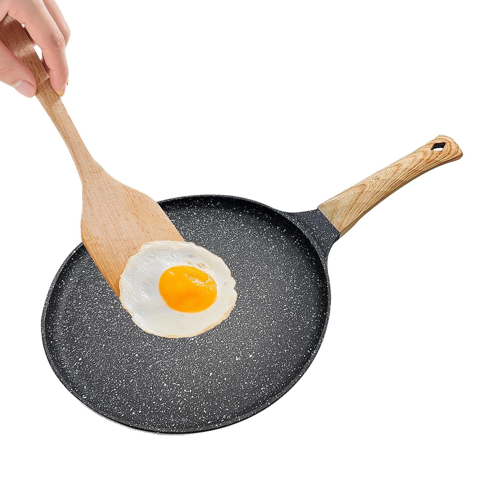 Poêle à crêpe et steak anti-adhésive pour cuisson facile