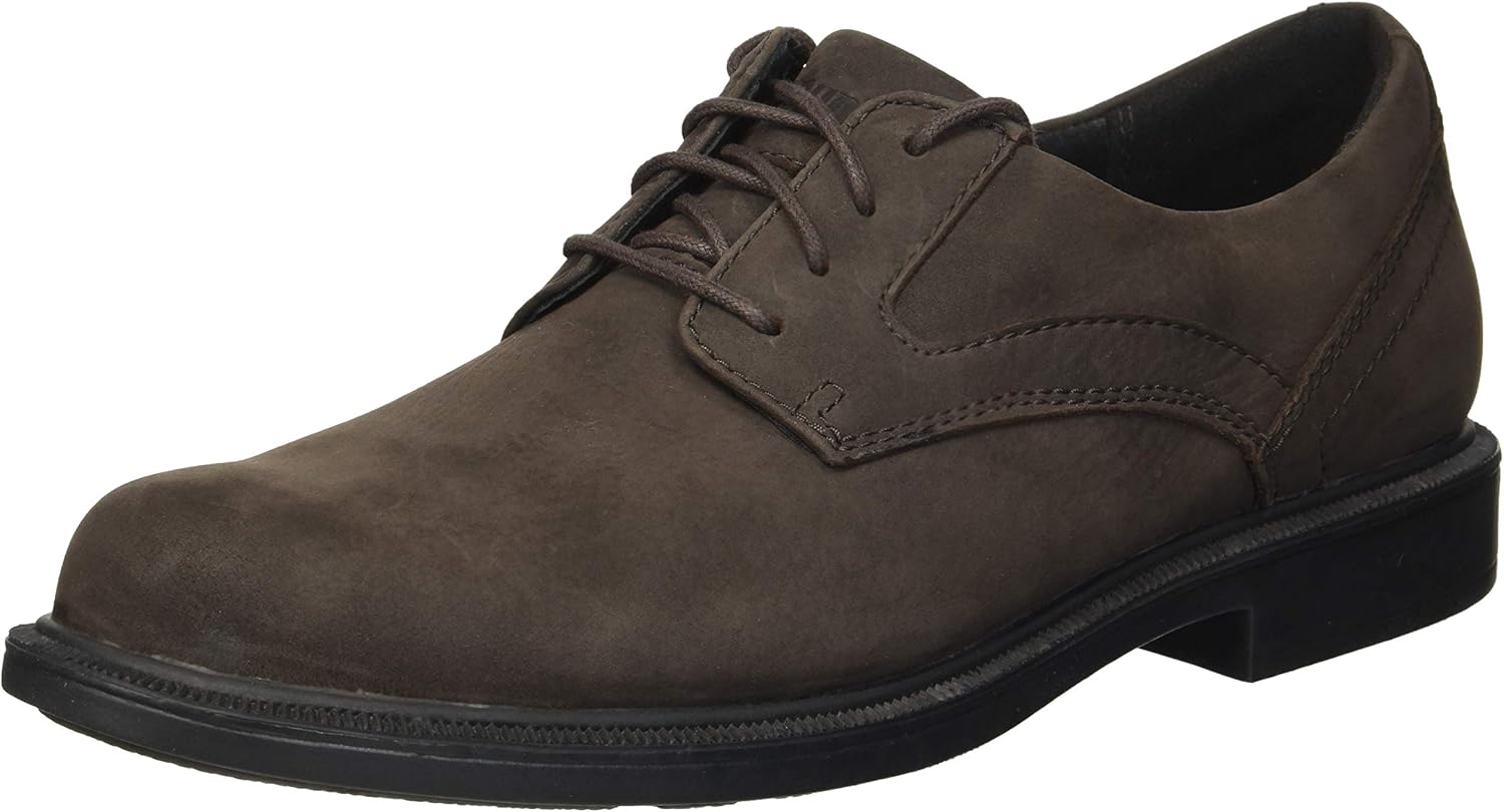 Dunham Men's Jericho Oxford, Smoke Nubuck, 8 D US