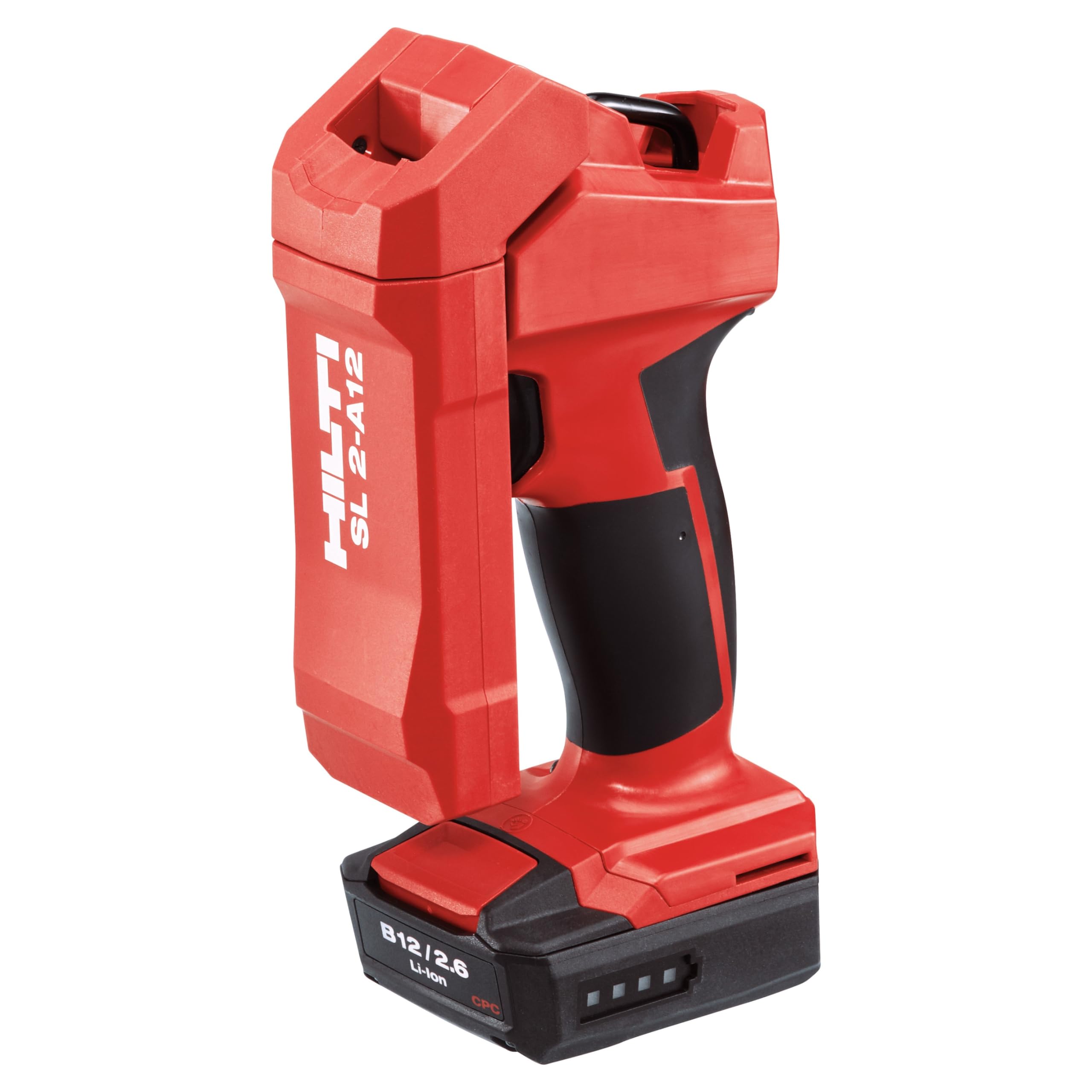 Hilti SL 2-A12 Lampada senza fili, testa girevole a 360 gradi, luce da lavoro per illuminare aree ristrette e di medie dimensioni, solo strumento (2163831)