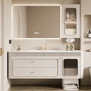 Amazon.com: 40 inch Bathroom Cabinet, Bathroom Vanity with Sink ...