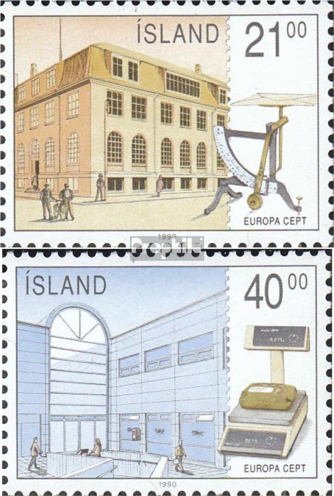 Island Briefmarken 1993 Sport – Komplettausgabe 780-781, Postfrisch, MNH