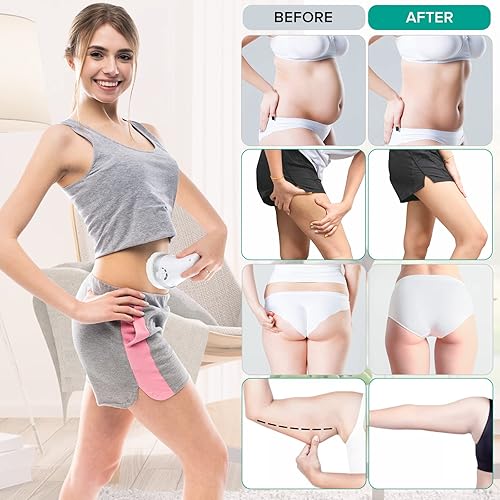 Miniatura 6 de ANSGE - Máquina para esculpir el cuerpo, masajeador de celulitis, máquina de tonificación de mano 3.0 mejorada con 6 almohadillas para vientre,