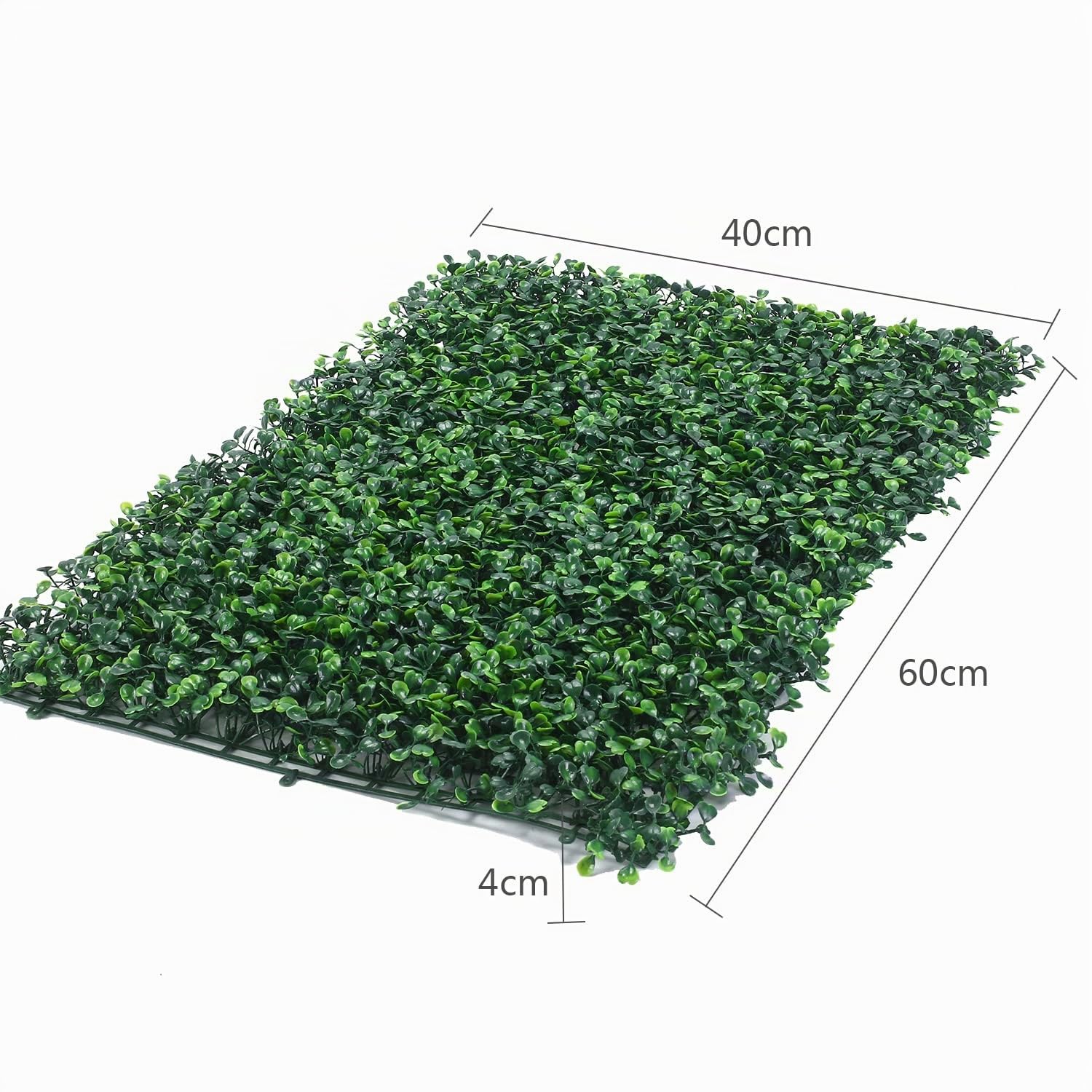 Lot de 12 feuilles de lierre artificiel à suspendre - Plantes artificielles - Pelouse murale - Pour la maison, la chambre ou le jardin - Décoration 60 x 40 cm