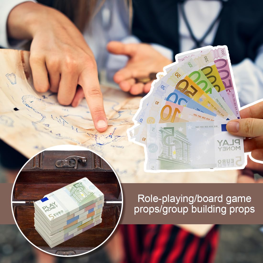 86 Piezas Billetes y Monedas de Euro de Juguete, Dinero Falso para Niños, Accesorios de Juego de Rol para Fiestas y Miniaturas