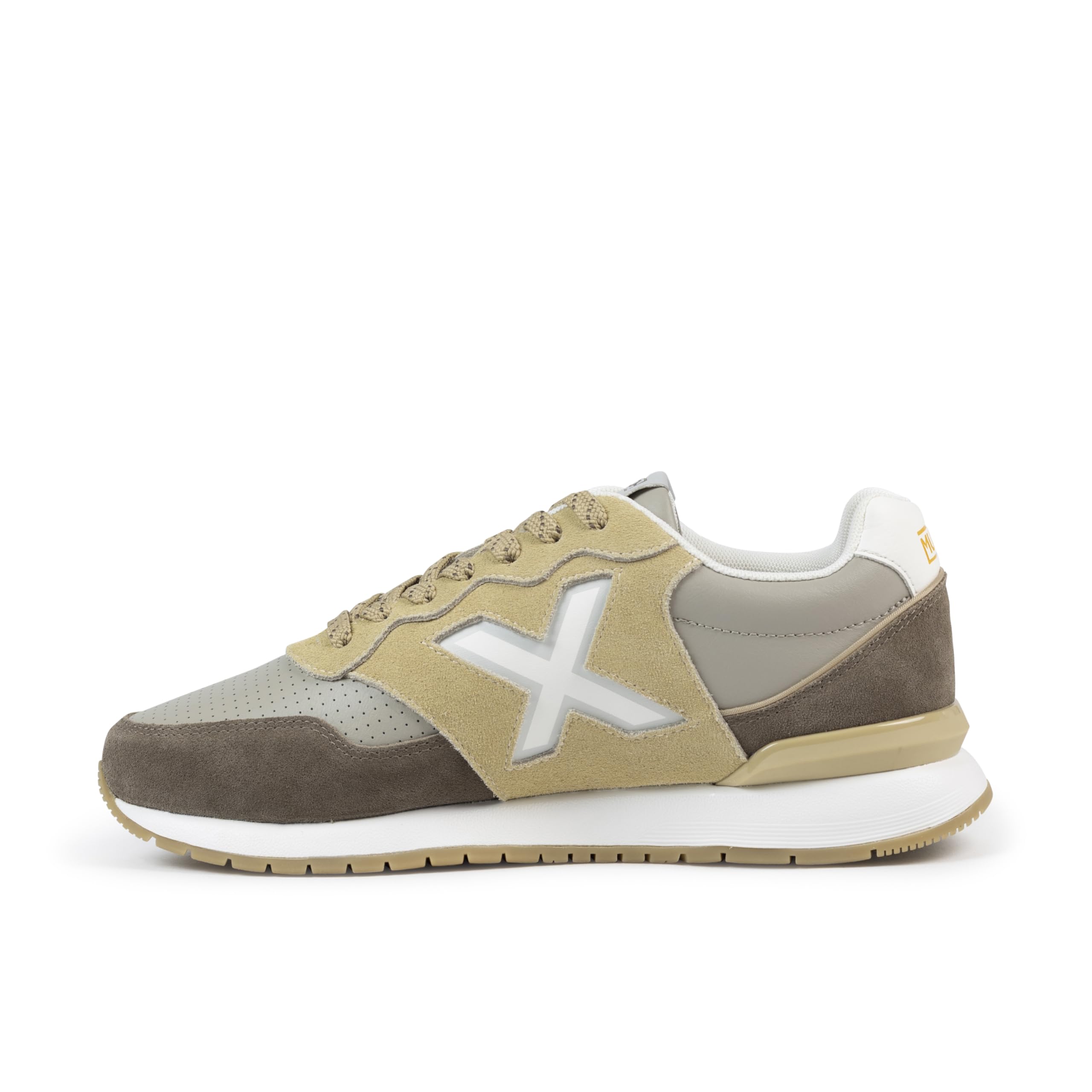 Munich Men's Dash Premium 276 Sneaker, Beige, 7 UK