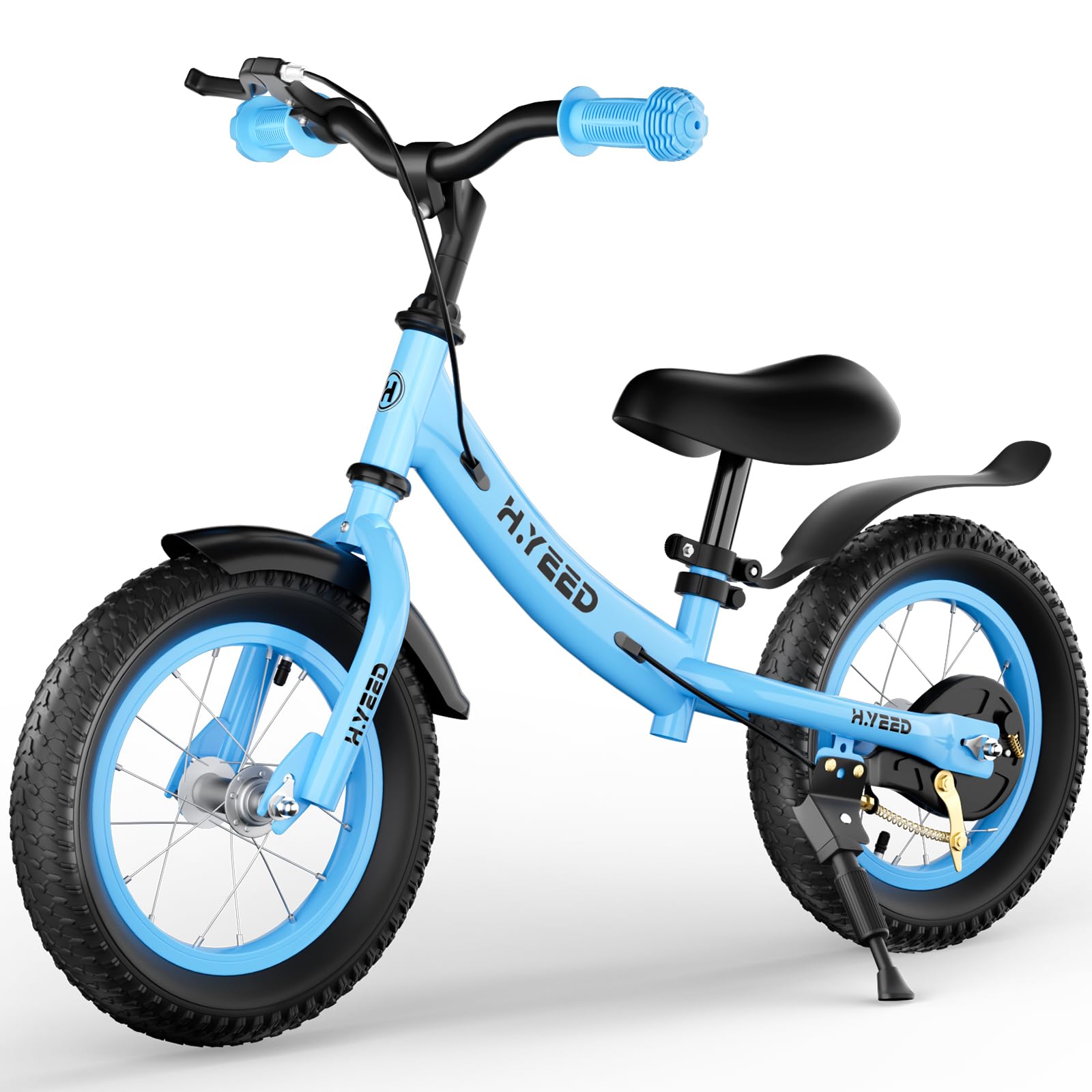 H.yeed 12 inch Balance Bike for Kids with Handbrake for 2-6 Years