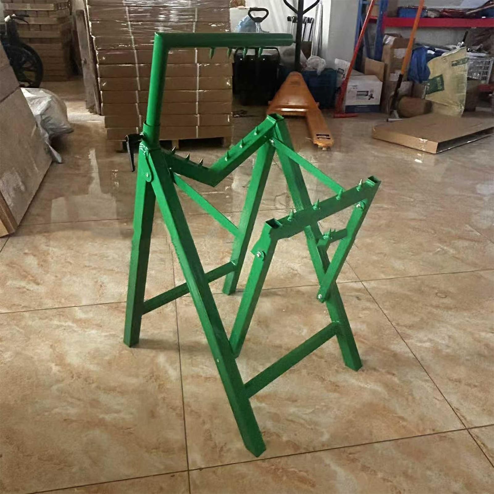 Caballete Plegable For Trabajo Pesado,Caballito De Soporte De Trabajo,Banco De Trabajo/Estación De Trabajo Portátil,con Capacidad De Carga De Dientes De Sierra 800 Kg