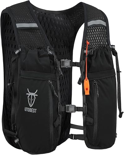 Miniatura 1 de Chaleco de hidratación mejorado para correr, 10 L, mochila para correr para mujeres y hombres, almacenamiento multifuncional, chaleco de agua