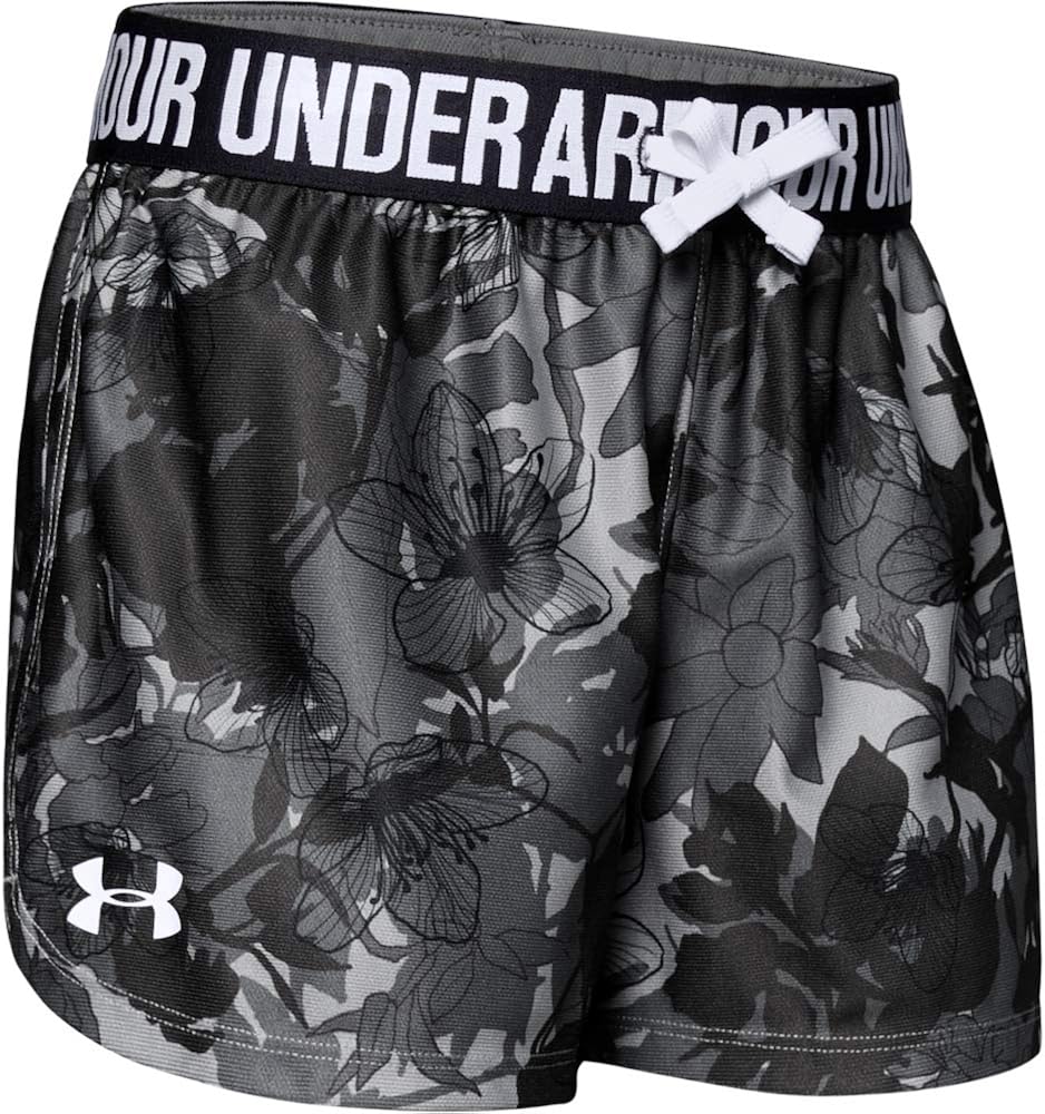 Under Armour Girls' Play Up Printed Shorts : Sports & Outdoors
