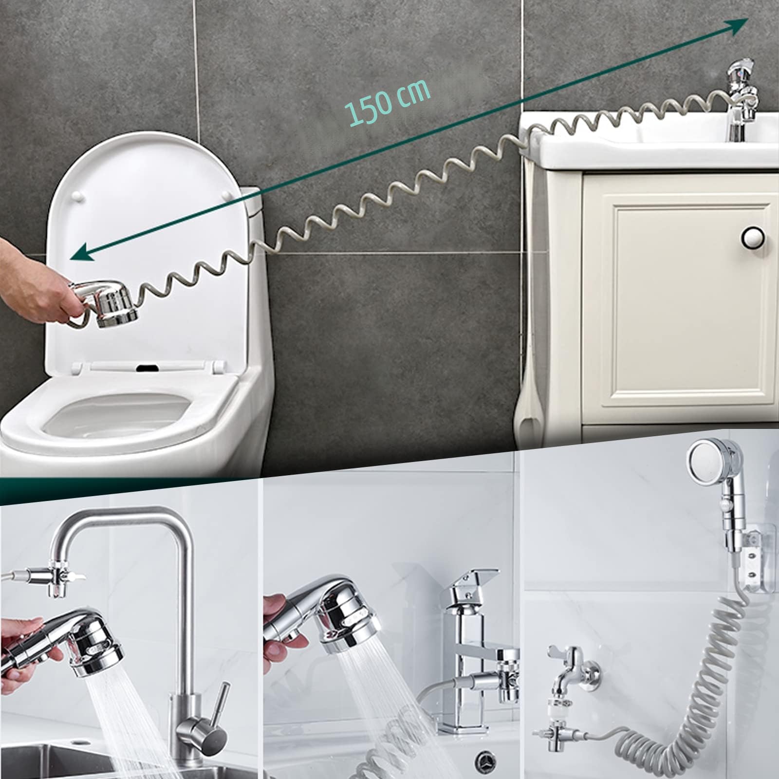 Doccetta per lavandino STOAT® doccino per bidet rubinetto bagno