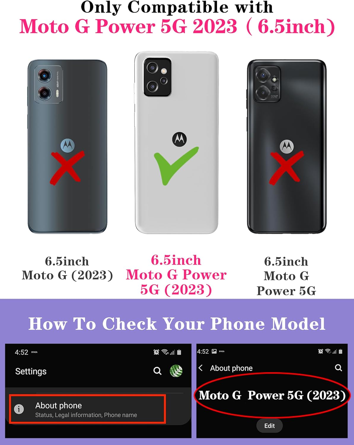 for Moto G Power 5G 2023 case - Women Goth Boys Kids Phone Cute Cover Gothic Skull Skeleton Design with Slide Camera Cover and Ring Holder Fashion Cases for Motorola G Power 5G 2023 image 2