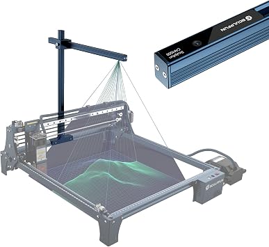 SCULPFUN CAM500 Lightburn Camera,Lightburn Camera for Laser Cutter Precise Positioning,HD Recording,Image Tracing,Working Range 400 * 400