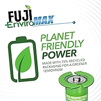 Vista 2 de Fuji Enviromax 4400BP4 EnviroMax AAA Pilas Super Alcalinas (Paquete de 4), Blanco, 4 CT