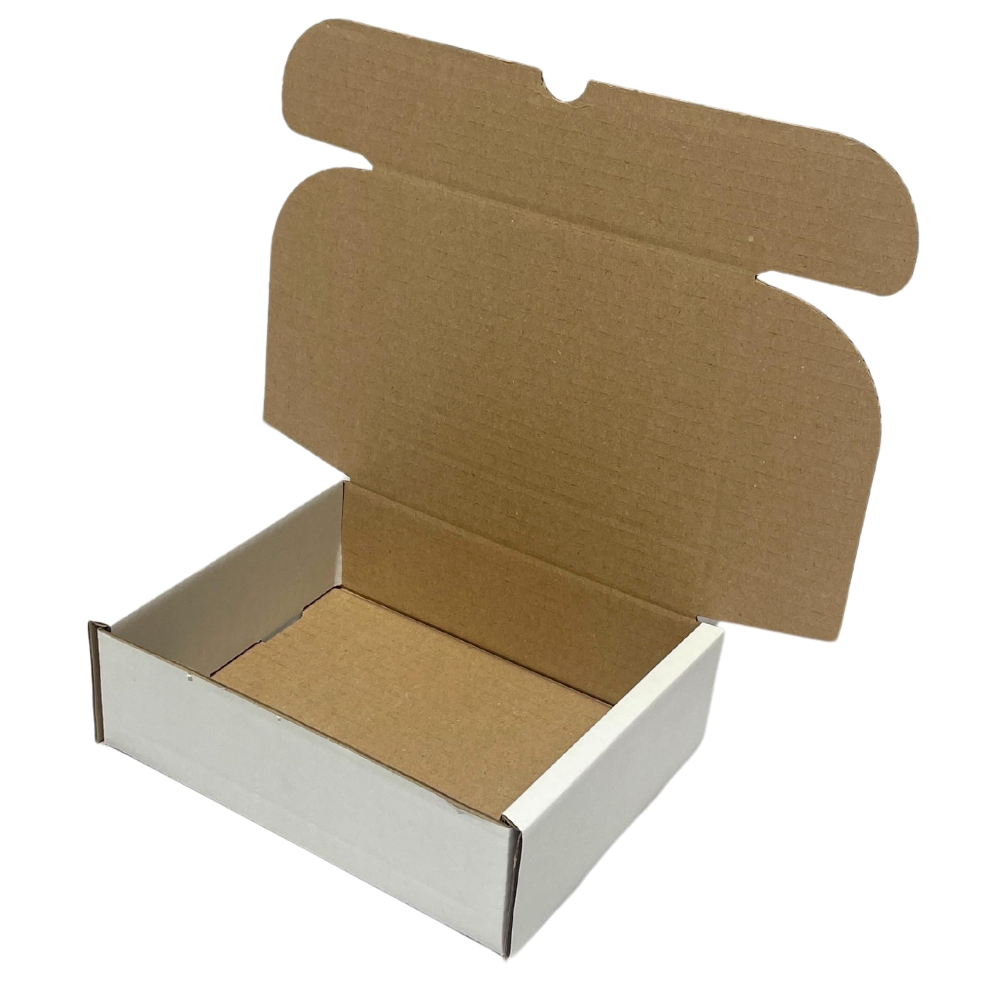 W.E. Roberts Postal Boxes White Cardboard boxes for posting 17x14x5.5cm (7"x5½"x2") parcel box, shipping boxes, small parcel boxes, Small Cardboard Boxes Small Parcel (Pack of 20)