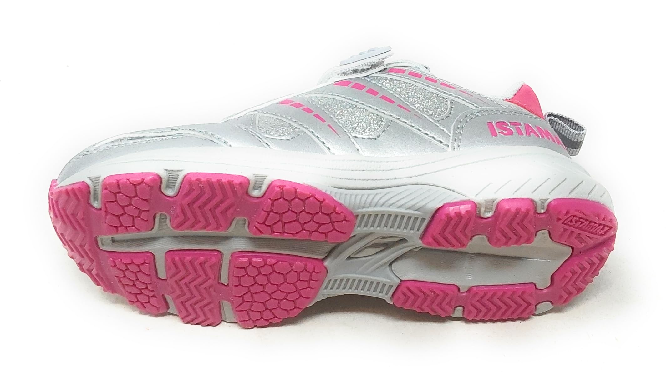 Scarpe Bambino IMAA3819 Argento Glitterato a Strappo antipronazione e antitorsione Soletta Estraibile
