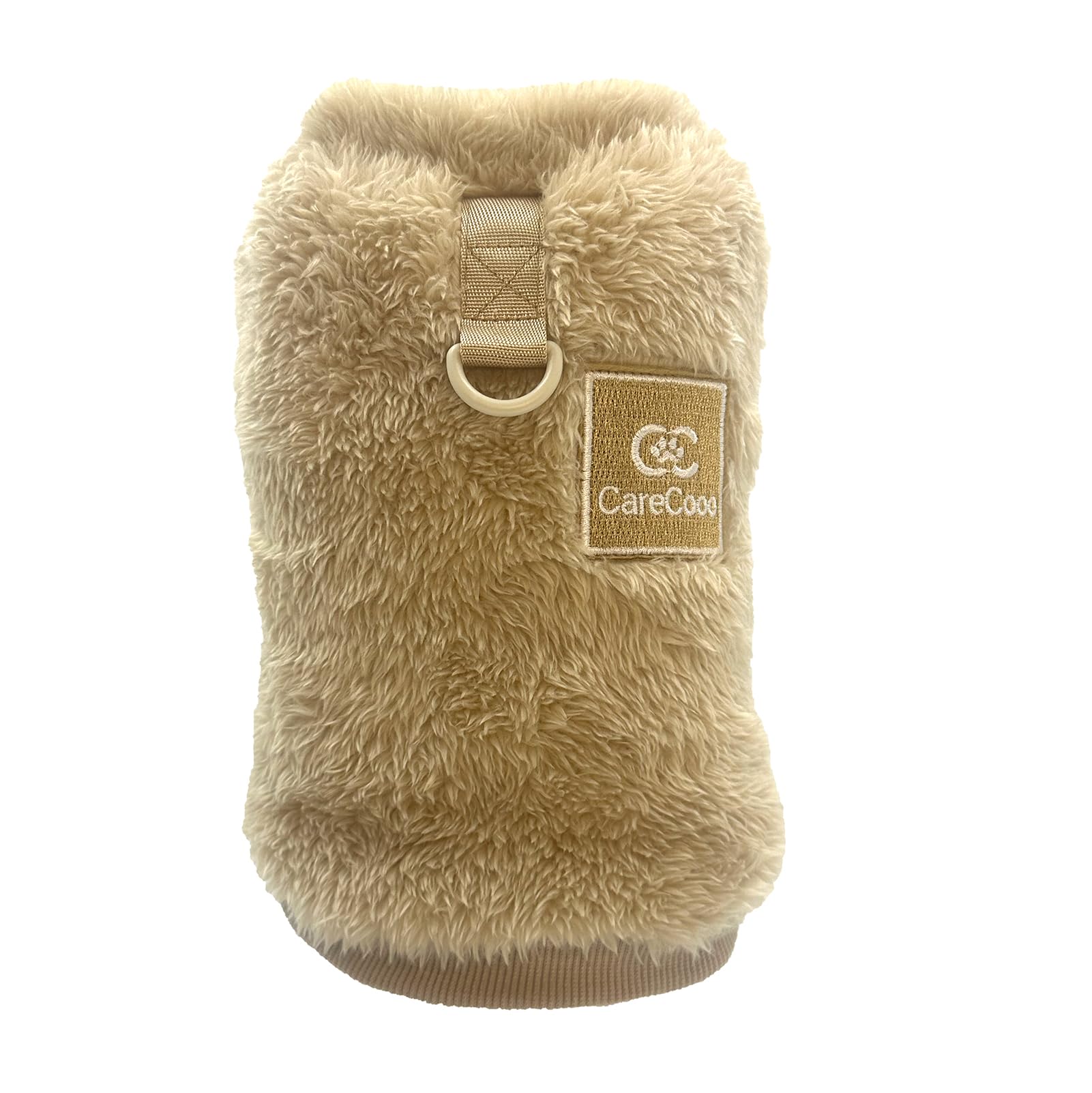 CareCooo Maglione per Cane Piccolo, Maglioncino in Lana Morbida con D-Ring, Natalizio per Chihuahua, Barboncino Nano, Bassotto, Lavabile (Marrone,M)