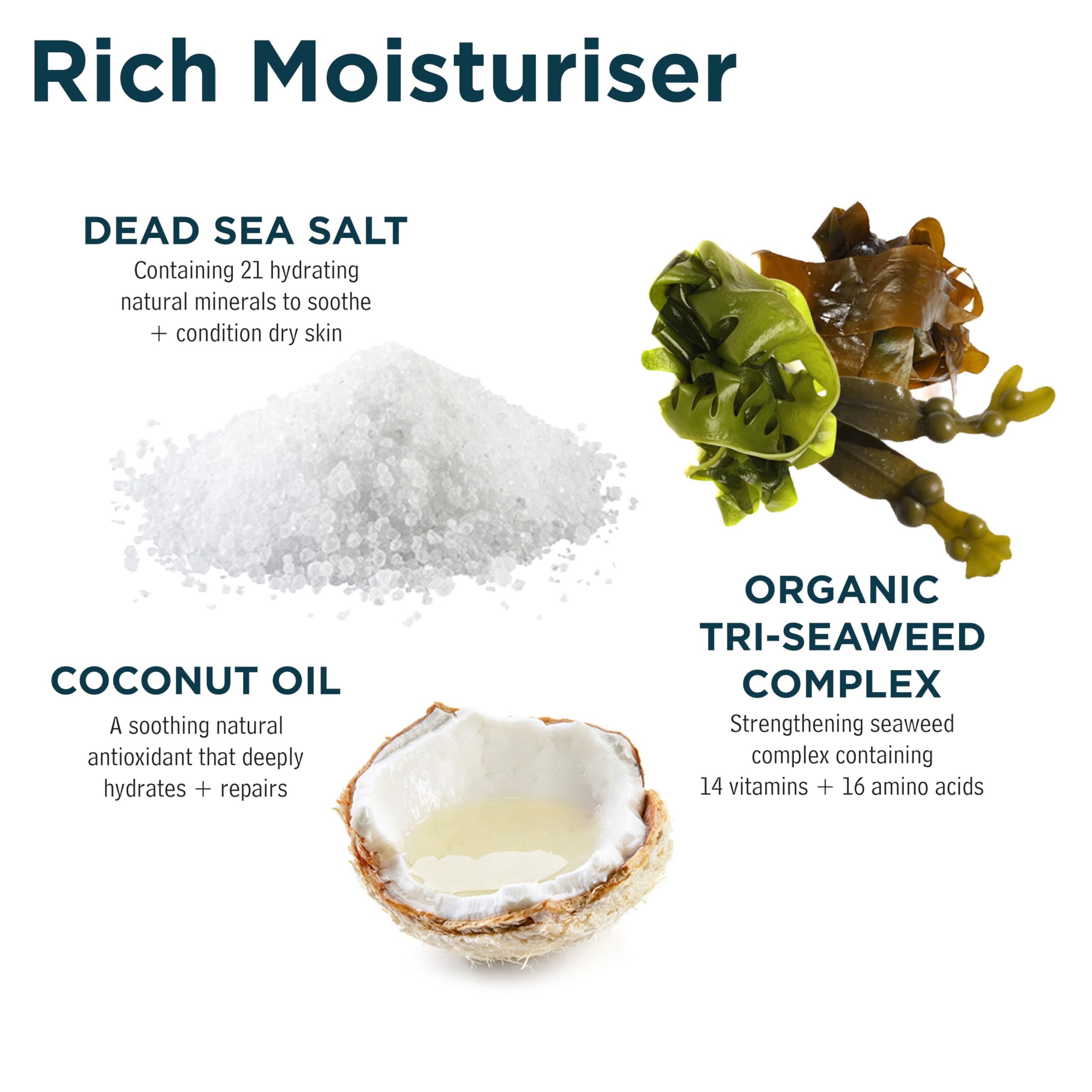 Sea Magik, Face Wash and Lotion for Dry Sensitive, and Oily Skin, Allergen-free Fragrance, Daily Hydrating Treatment - Image 4